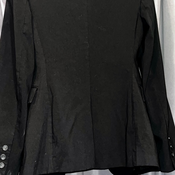 Express Design Studio Size 4 Black Button Up Blazer - Picture 9 of 11